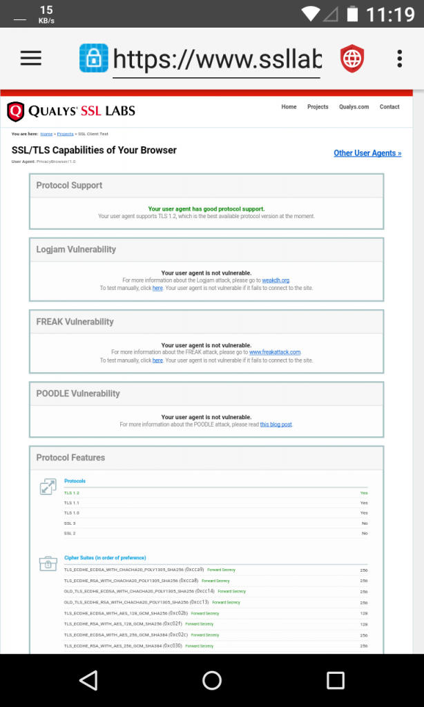 lollipop-ssl-labs